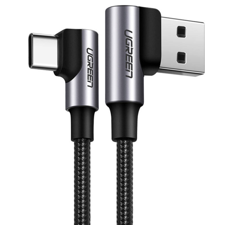 UGREEN US176 USB-C - USB-A 2.0 kábel, 3A, 3m (fekete) UGREEN US176 USB-C - USB-A 2.0 kábel, 3A, 3m (fekete)