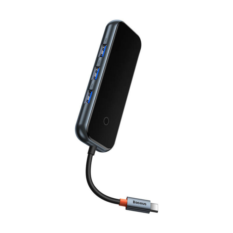 Baseus 4 az 1-ben HUB adapter USB-C - 4xUSB 3.0 (sötétszürke) Baseus 4 az 1-ben HUB adapter USB-C - 4xUSB 3.0 (sötétszürke)