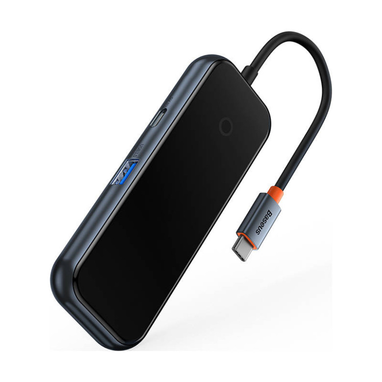 Baseus 4 az 1-ben HUB adapter USB-C - 4xUSB 3.0 (sötétszürke) Baseus 4 az 1-ben HUB adapter USB-C - 4xUSB 3.0 (sötétszürke)