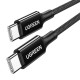UGREEN 15275 2 x USB-C Kábel 1m (fekete) UGREEN 15275 2 x USB-C Kábel 1m (fekete)