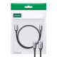 UGREEN 15231 USB-C és Micro USB kábel, 0,5m (fekete)
