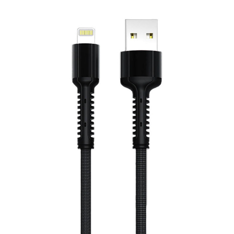 LDNIO LS64 lightning kábel, 2.4A, hossza: 2m