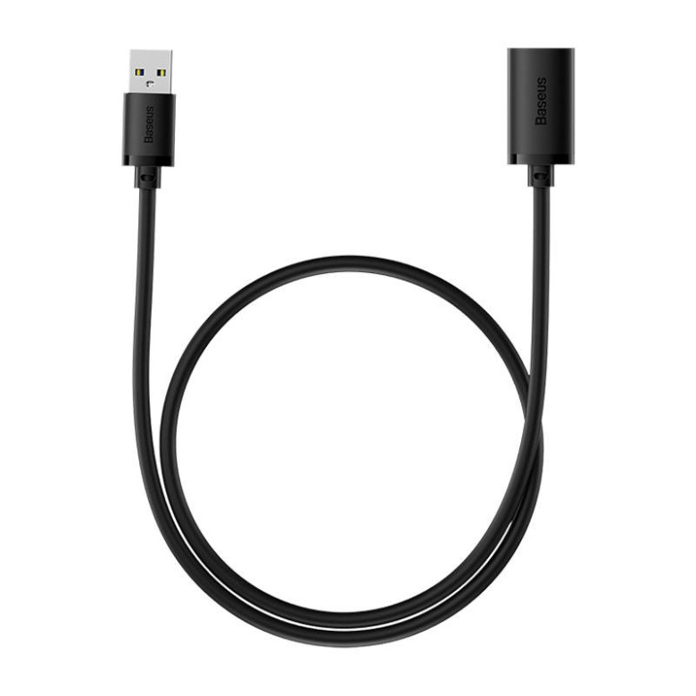 Baseus USB 3.0 hímivarú és nőivarú hosszabbító, AirJoy sorozat, 0,5m (fekete) Baseus USB 3.0 hímivarú és nőivarú hosszabbító, AirJoy sorozat, 0,5m (fekete)