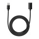 Baseus USB 3.0 hímivarú és nőivarú hosszabbító, AirJoy sorozat, 1,5m (fekete)