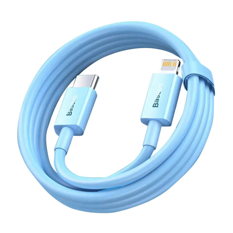 Baseus PD 20W USB-C Lightning kábel 1m (kék).