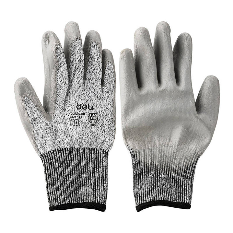 Vágásálló kesztyűk L Deli Tools 