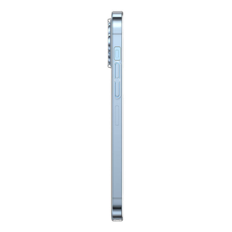 Baseus Magnetic Crystal Clear telefontok iPhone 13 Pro készülékhez (átlátszó), teljesen edzett üvegből készült képernyővédővel és tisztító készlettel Baseus Magnetic Crystal Clear telefontok iPhone 13 Pro készülékhez (átlátszó), teljesen edzett üvegből készült képernyővédővel és tisztító készlettel