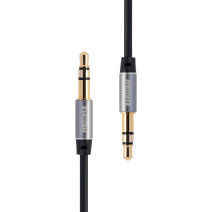 Remax RL-L200 Mini jack 3.5mm AUX kábel, 2m (fekete)