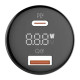 LDNIO C101 autós töltő, USB + USB-C, 100W + USB-C USB-C kábel (fekete)