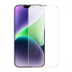 Baseus Corning edzett üveg iPhone 13 Pro Max/14 Plus készülékhez porszűrővel