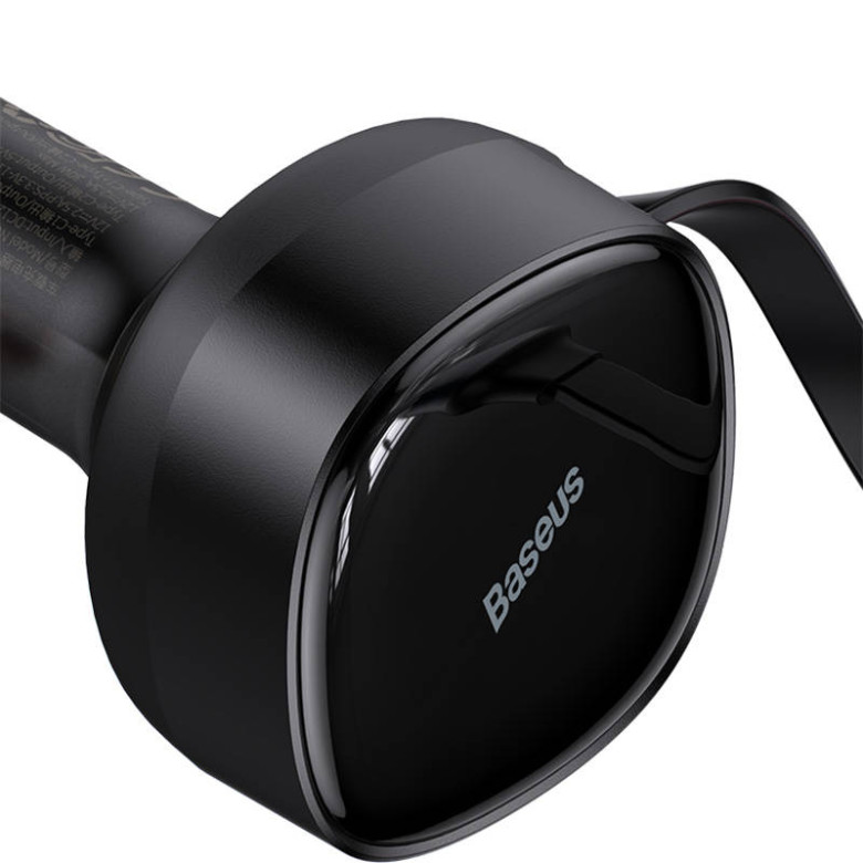 Baseus Enjoyment autós töltő USB-C kábellel, 33W (fekete) Baseus Enjoyment autós töltő USB-C kábellel, 33W (fekete)