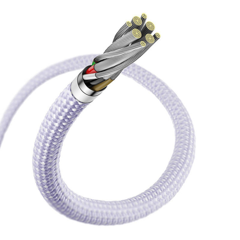 Baseus Dynamic 2 Series USB-C-Lightning kábel 20W, 2m (Lila) Baseus Dynamic 2 Series USB-C-Lightning kábel 20W, 2m (Lila)