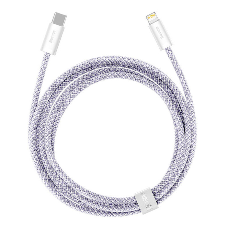Baseus Dynamic 2 Series USB-C-Lightning kábel 20W, 2m (Lila) Baseus Dynamic 2 Series USB-C-Lightning kábel 20W, 2m (Lila)
