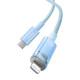 Baseus USB-C Lightning Explorer Series 1m-es gyors töltőkábel, 20W (kék)