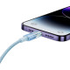 Baseus USB-C Lightning Explorer Series 1m-es gyors töltőkábel, 20W (kék)
