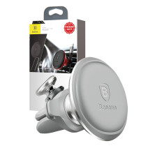 Baseus mágneses autós tartó a hűtőrácshoz (ezüst).