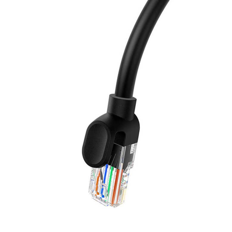 Baseus Ethernet CAT5 hálózati kábel, 1m (fekete) Baseus Ethernet CAT5 hálózati kábel, 1m (fekete)