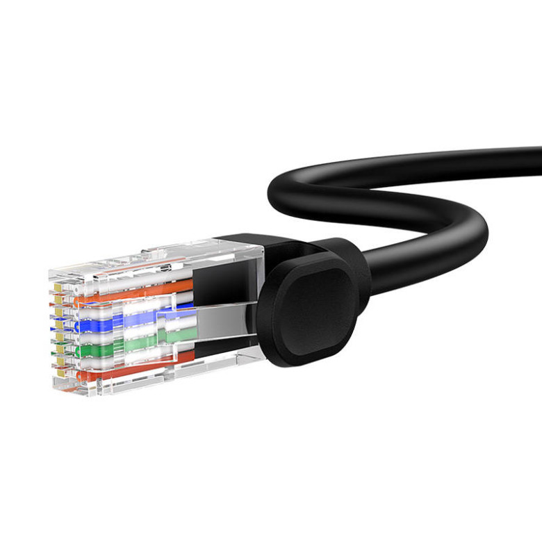 Baseus Ethernet CAT5 hálózati kábel, 5m (fekete) Baseus Ethernet CAT5 hálózati kábel, 5m (fekete)