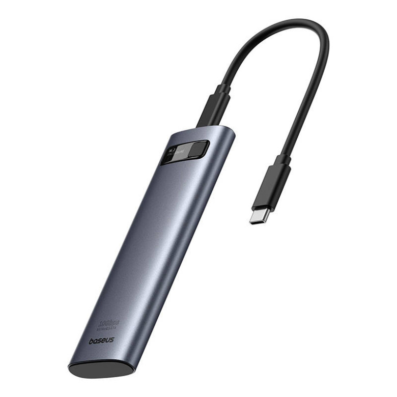 Baseus FlyJoy SSD meghajtó tok (szürke). Baseus FlyJoy SSD meghajtó tok (szürke).