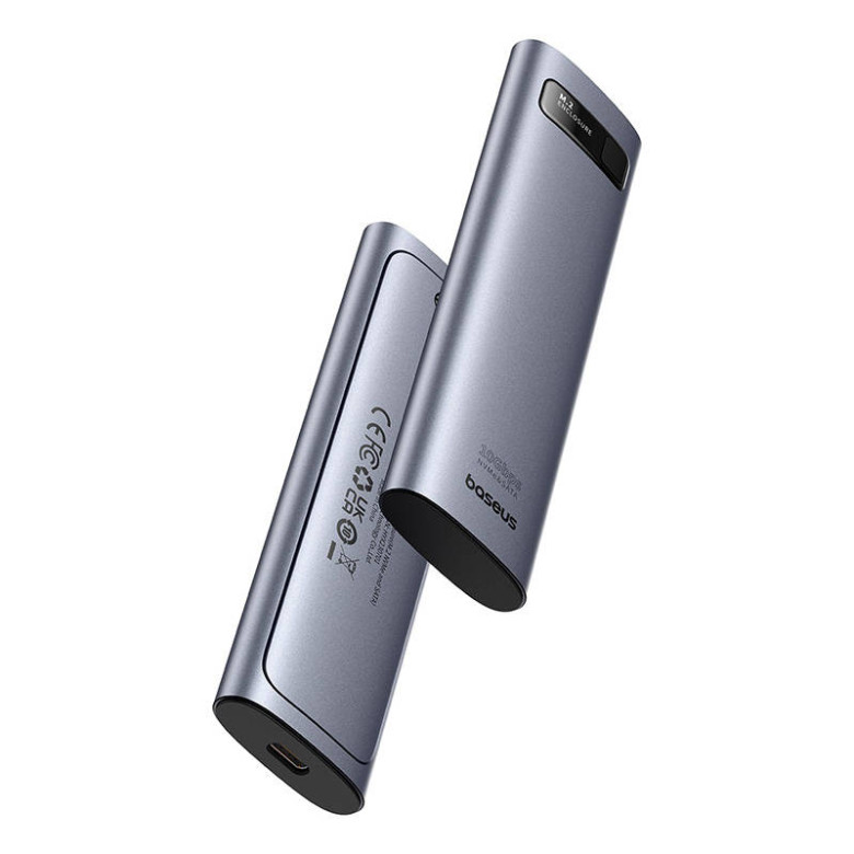 Baseus FlyJoy SSD meghajtó tok (szürke). Baseus FlyJoy SSD meghajtó tok (szürke).