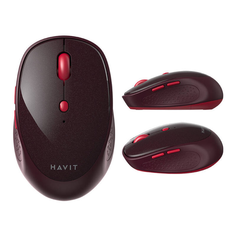 Havit MS76GT Plus vezeték nélküli egér (piros) Havit MS76GT Plus vezeték nélküli egér (piros)
