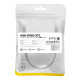 Baseus Cat 7 UTP Ethernet RJ45 kábel lapos 1 m fekete Baseus Cat 7 UTP Ethernet RJ45 kábel lapos 1 m fekete