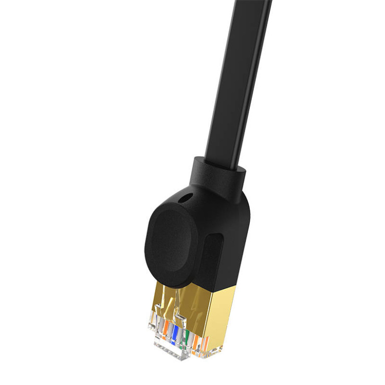 Baseus Cat 7 10Gb Ethernet RJ45 kábel 5m fekete Baseus Cat 7 10Gb Ethernet RJ45 kábel 5m fekete