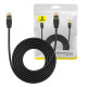 Baseus Cat 7 10Gb Ethernet RJ45 kábel 5m fekete