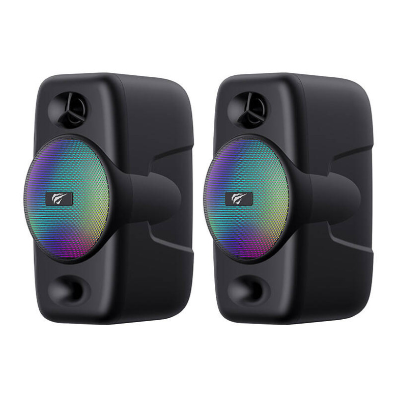 Havit SK213 Számítógépes hangszórók 2.0 Bluetooth RGB Havit SK213 Számítógépes hangszórók 2.0 Bluetooth RGB