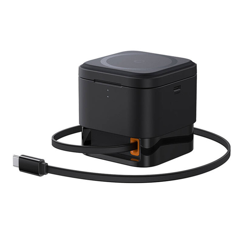 2 az 1-ben mágneses vezeték nélküli töltő Baseus MagPro 25W (fekete) 2 az 1-ben mágneses vezeték nélküli töltő Baseus MagPro 25W (fekete)