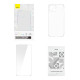 Baseus Crystal Series mágneses tok iPhone 14 Plus készülékhez + edzett üveg