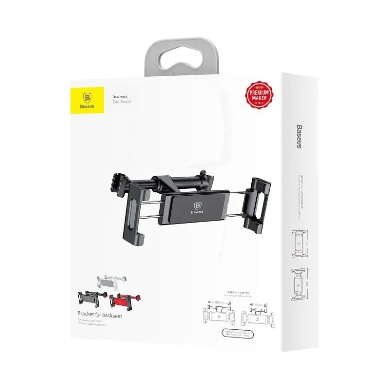 Baseus tablet tartó autó fejtámlához (fekete) Baseus tablet tartó autó fejtámlához (fekete)