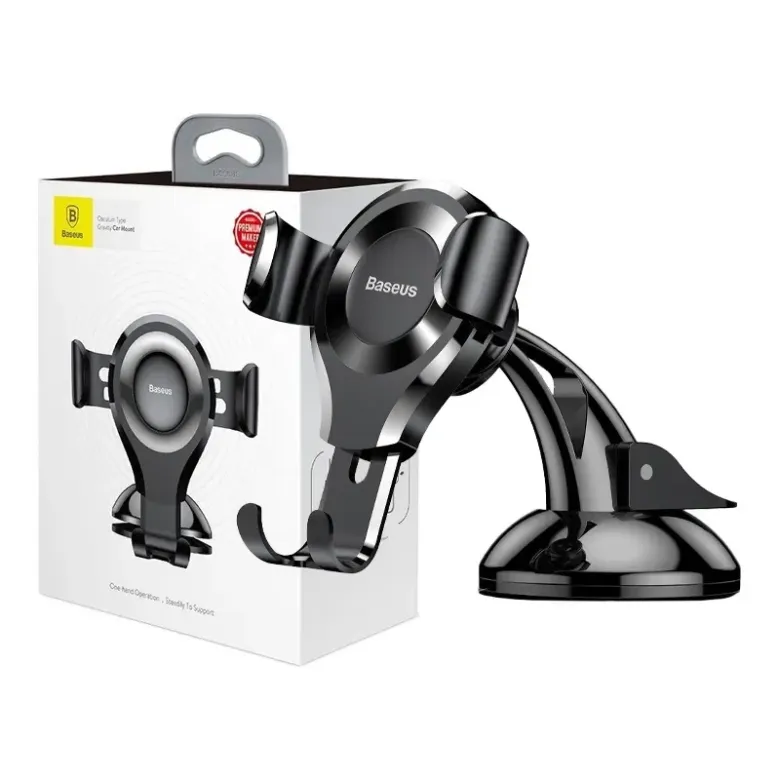 Baseus Osculum Gravitációs mobiltelefon tartó (fekete)