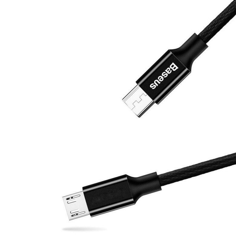 Baseus Yiven USB - Micro-USB kábel, 1,5 m, 2A (fekete) Baseus Yiven USB - Micro-USB kábel, 1,5 m, 2A (fekete)