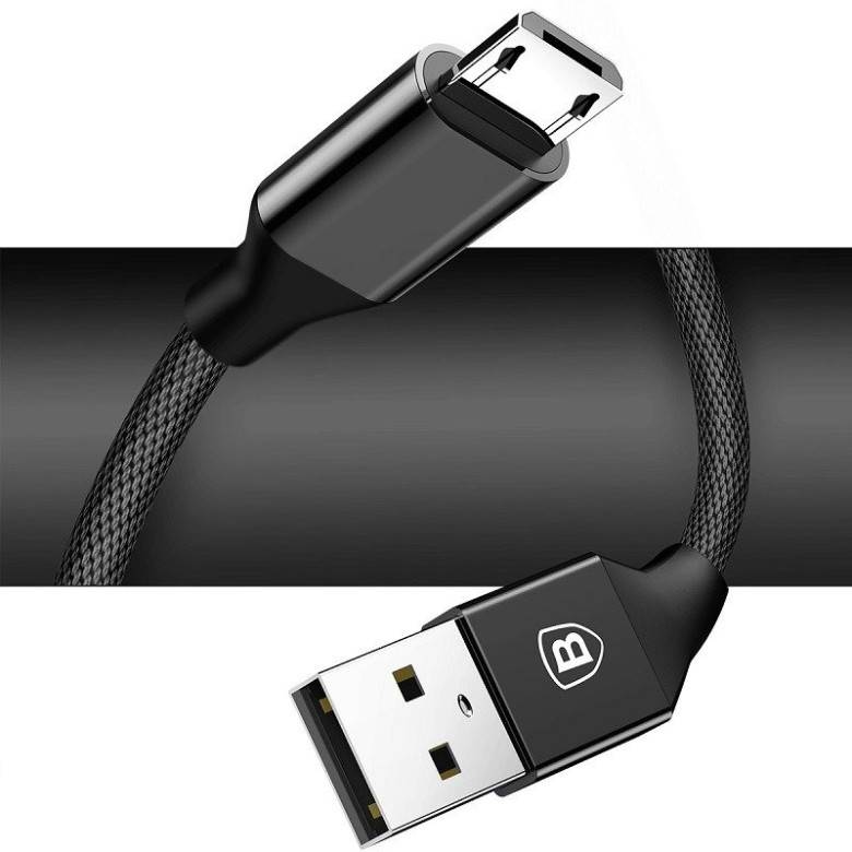 Baseus Yiven USB - Micro-USB kábel, 1,5 m, 2A (fekete) Baseus Yiven USB - Micro-USB kábel, 1,5 m, 2A (fekete)