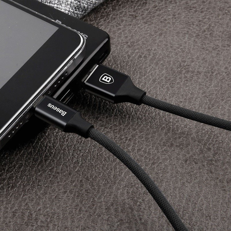 Baseus Yiven USB - Micro-USB kábel, 1,5 m, 2A (fekete) Baseus Yiven USB - Micro-USB kábel, 1,5 m, 2A (fekete)