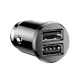 Baseus Grain 2x USB 5V 3.1A autós töltő (fekete)