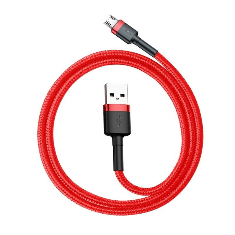 Baseus Cafule USB-Micro-USB kábel, 1.5A, 2 m (piros) Baseus Cafule USB-Micro-USB kábel, 1.5A, 2 m (piros)