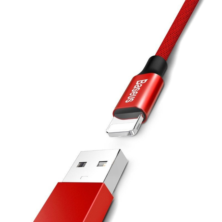 Baseus Yiven Lightning 1,8 m 2A kábel (piros) Baseus Yiven Lightning 1,8 m 2A kábel (piros)