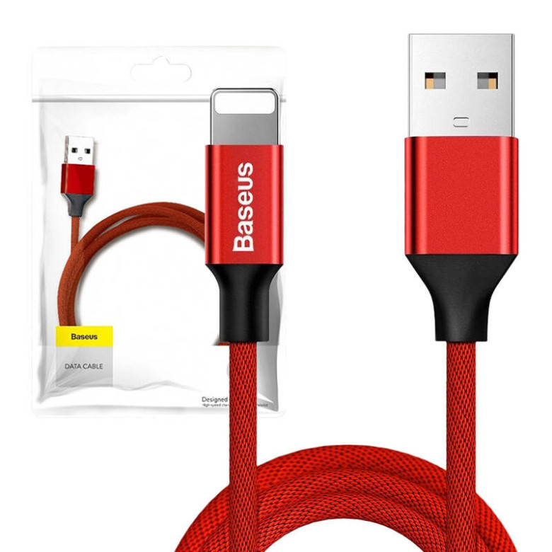 Baseus Yiven Lightning 1,8 m 2A kábel (piros) Baseus Yiven Lightning 1,8 m 2A kábel (piros)