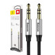 Baseus Yiven AUX 3,5 mm mini jack audio kábel, 1m (fekete-ezüst) Baseus Yiven AUX 3,5 mm mini jack audio kábel, 1m (fekete-ezüst)