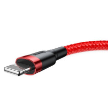 Baseus Cafule 2.4A Lightning USB-kábel 0.5m (piros) Baseus Cafule 2.4A Lightning USB-kábel 0.5m (piros)