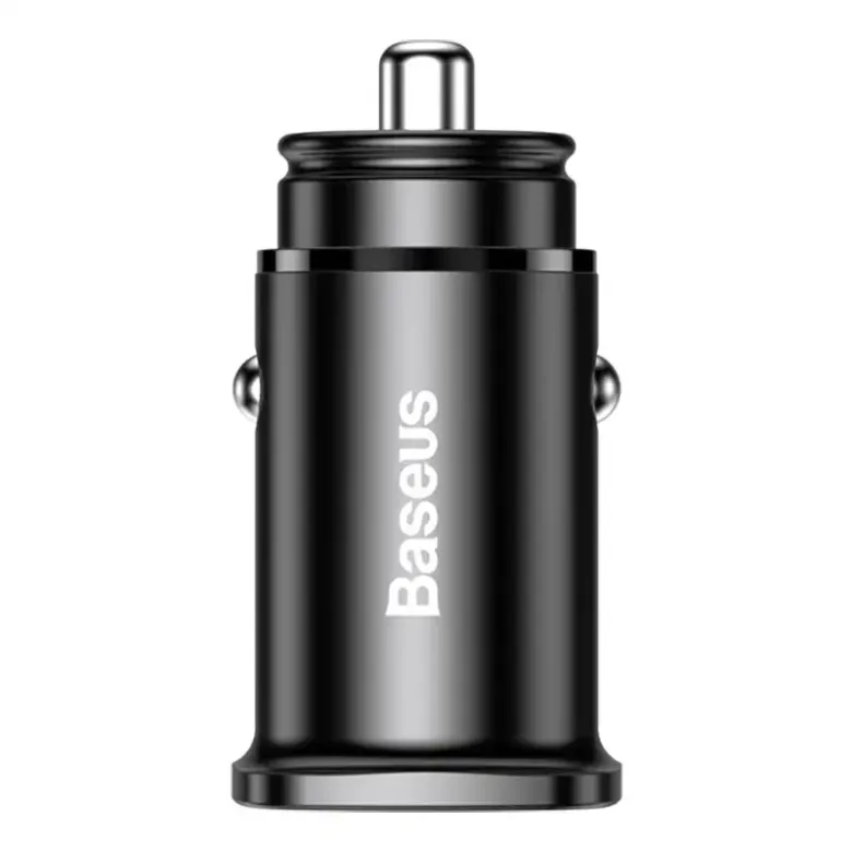 Baseus Square PPS QC4.0 / PD3.0 5A 30W autós töltő (fekete)