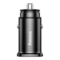 Baseus Square 2xUSB QC3.0 5A 30W autós töltő (fekete)