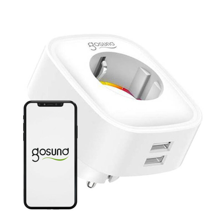 Gosund SP112 WiFi smart aljzat 2xUSB, 16A, Tuya