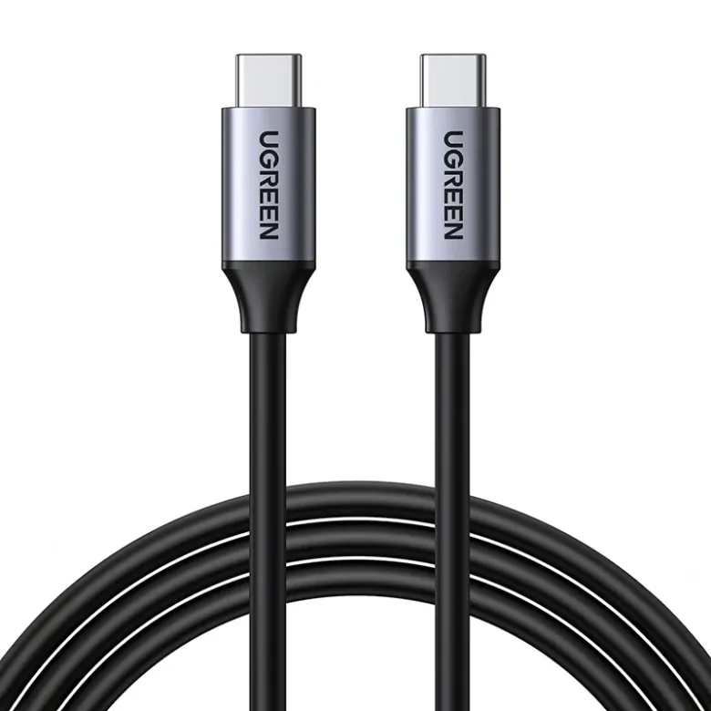 UGREEN USB-C–USB-C 3.1 PD kábel, 60 W, 1,5 m  (fekete)