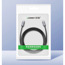 UGREEN USB-C–USB-C 3.1 PD kábel, 60 W, 1,5 m  (fekete)