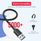 UGREEN USB-Micro USB kábel, QC 3.0, 2.4A, 1m (fehér) UGREEN USB-Micro USB kábel, QC 3.0, 2.4A, 1m (fehér)
