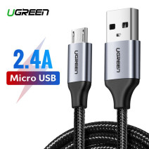 UGREEN USB-Micro USB kábel, QC 3.0, 2.4A, 1.5m (fekete) UGREEN USB-Micro USB kábel, QC 3.0, 2.4A, 1.5m (fekete)