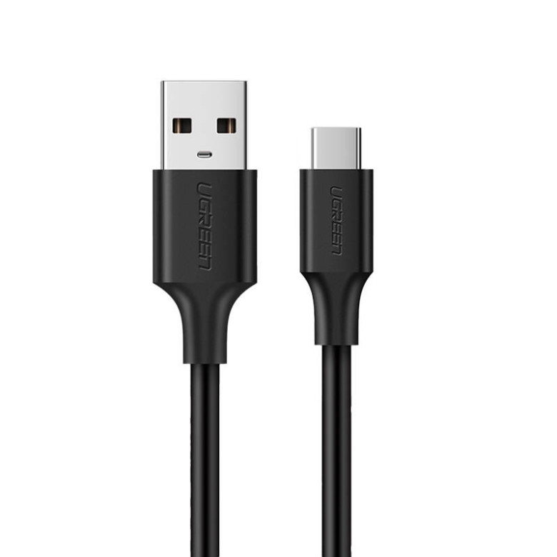 UGREEN USB és USB-C 3.0 kábel, 1m (fekete) UGREEN USB és USB-C 3.0 kábel, 1m (fekete)